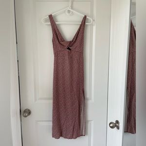 Abercrombie and fitch high slit midi dress